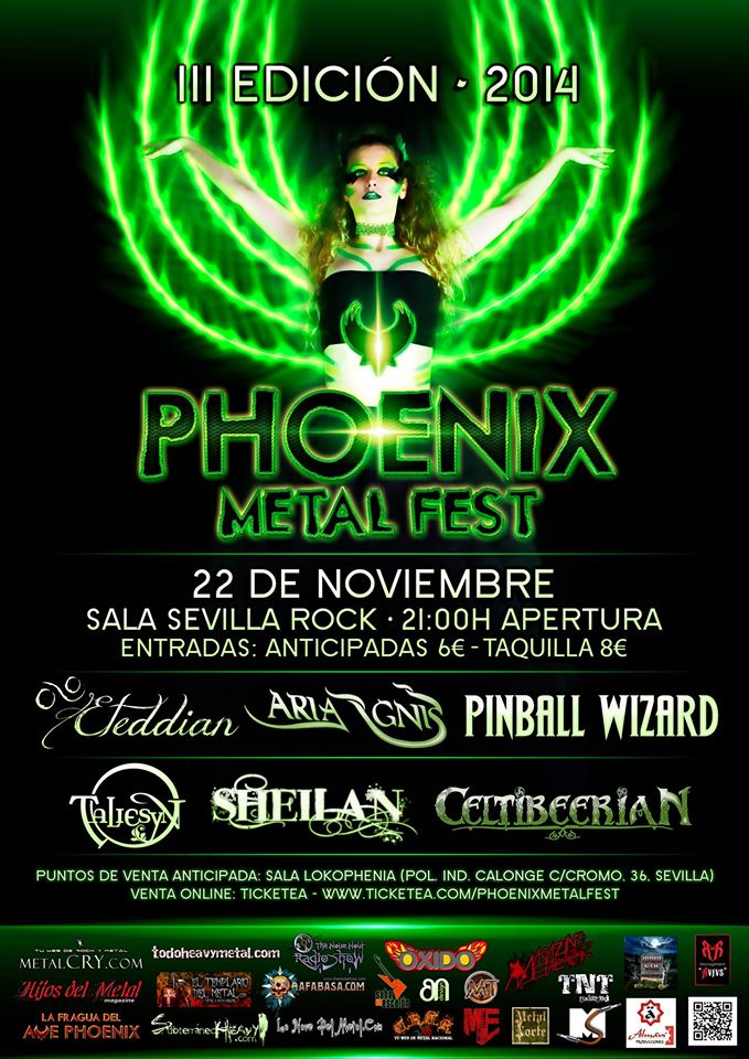 Sheilan en la tercera edición del Phoenix Metal Fest