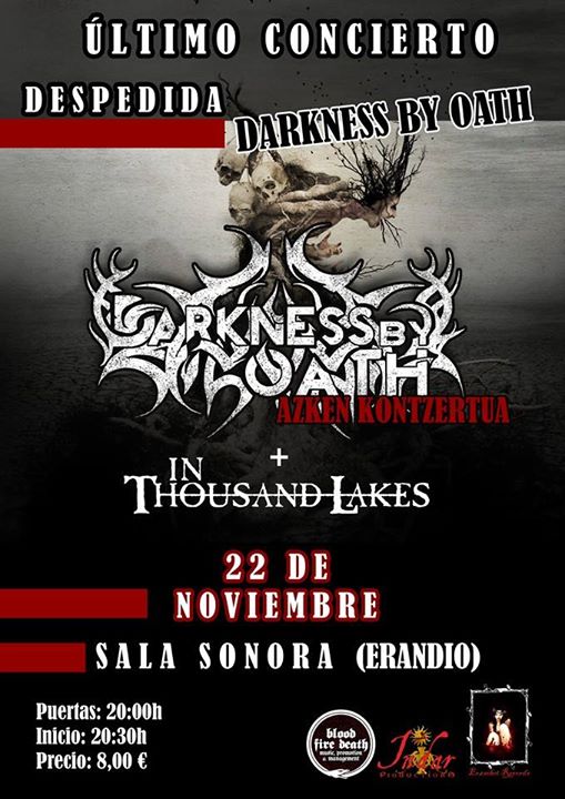 Este sábado, último concierto de despedida de Darkness By Oath