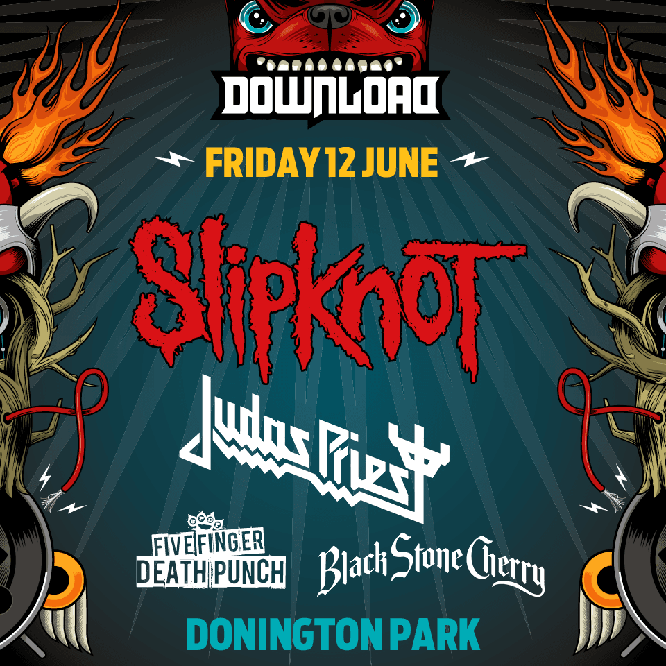 Slipknot y Judas Priest entre las primeras confirmaciones del Download Festival