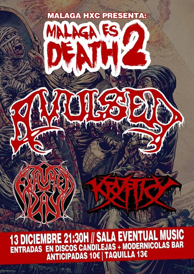 Más bandas al cartel del Malaga es Death 2