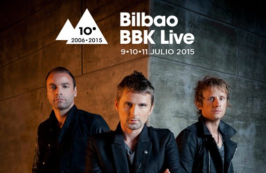 Muse; primer cabeza de cartel del Bilbao BBK Live 2015