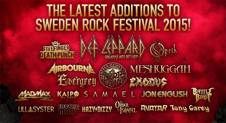 El Sweden Rock confirma nueva tanda de bandas, con sorpresa incluída