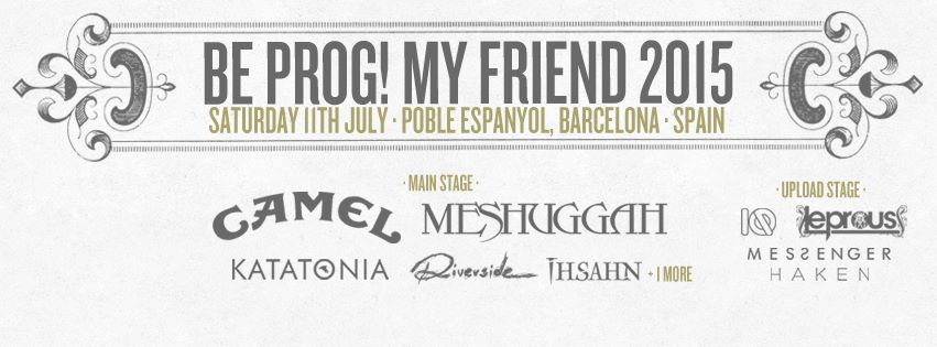 Be Prog! My Friend 2015 anuncian su segundo cabeza de cartel