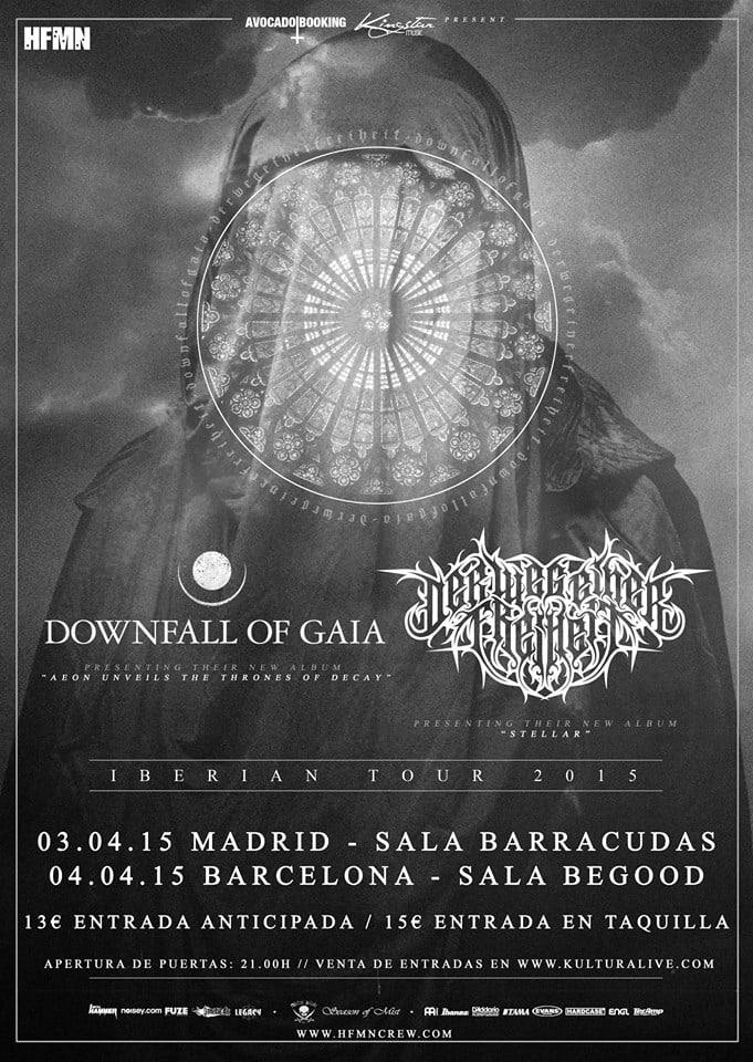 Gira española de Downfall Of Gaia en primavera