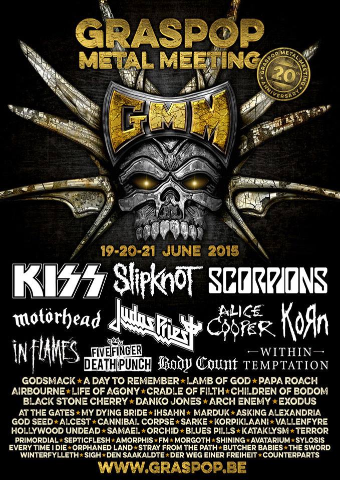 Nuevos nombres para el cartel del Graspop Metal Meeting