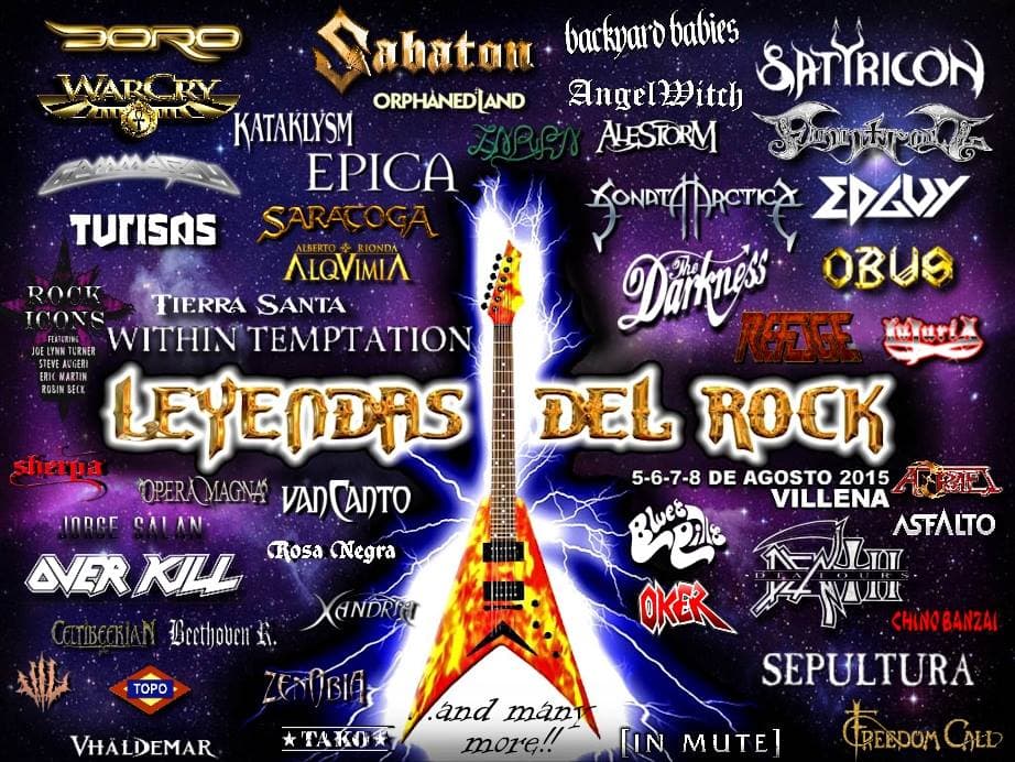 Leyendas del Rock siguen sumando bandas a su cartel