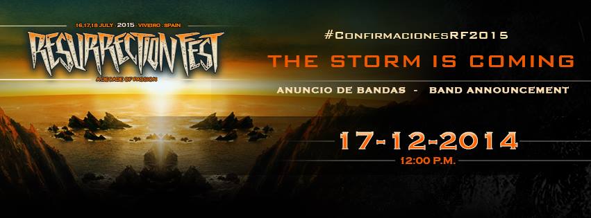 Se acercan novedades importantes para el Resurrection Fest 2015