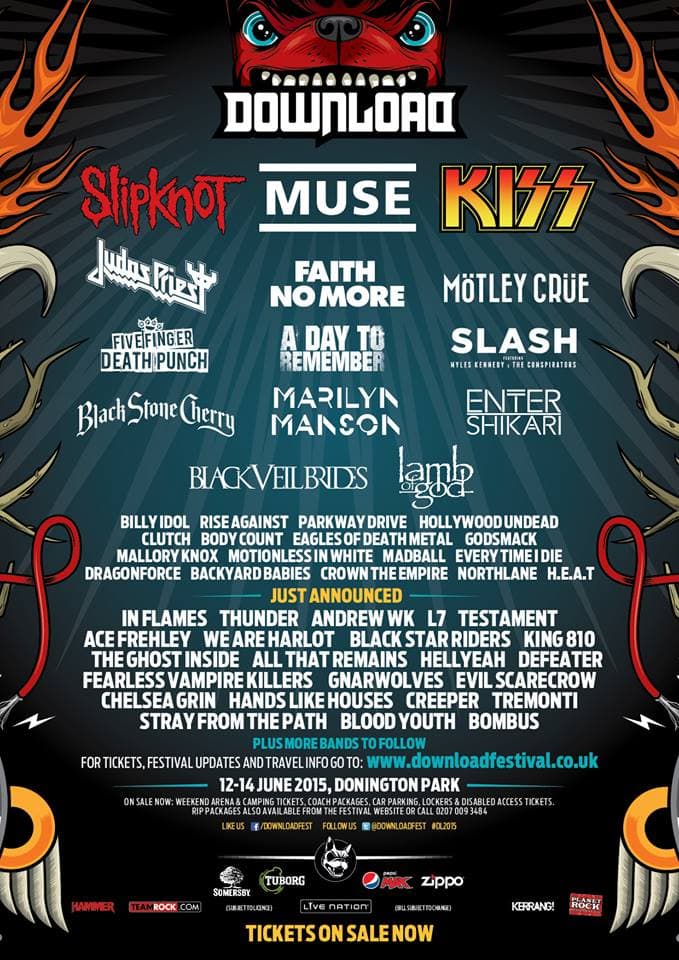 23 nuevas bandas al cartel del Download Festival