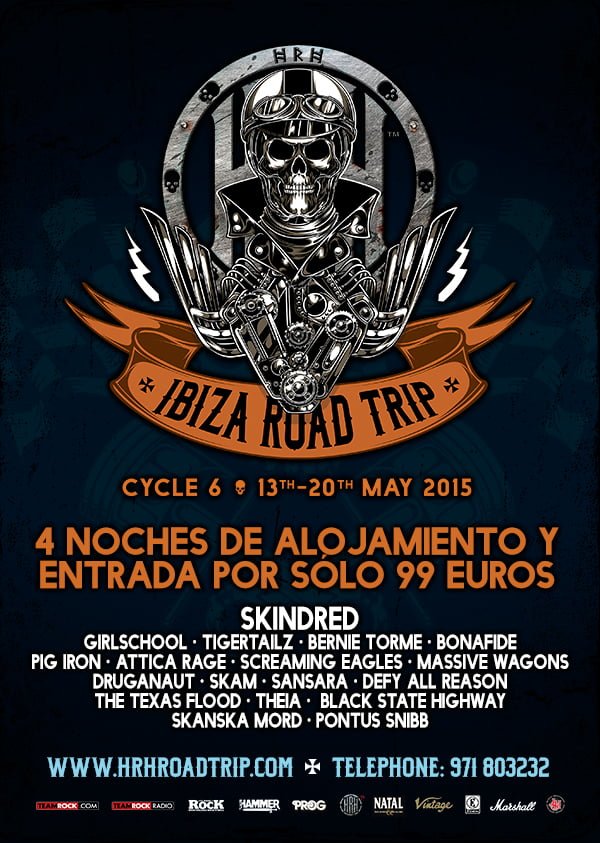 ¿Queréis combinar rock y vacaciones? HRH Road Trip – Cycle 6 en Ibiza es la solución