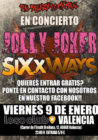 Jolly Joker estarán en concierto este viernes en su ciudad natal: Valencia