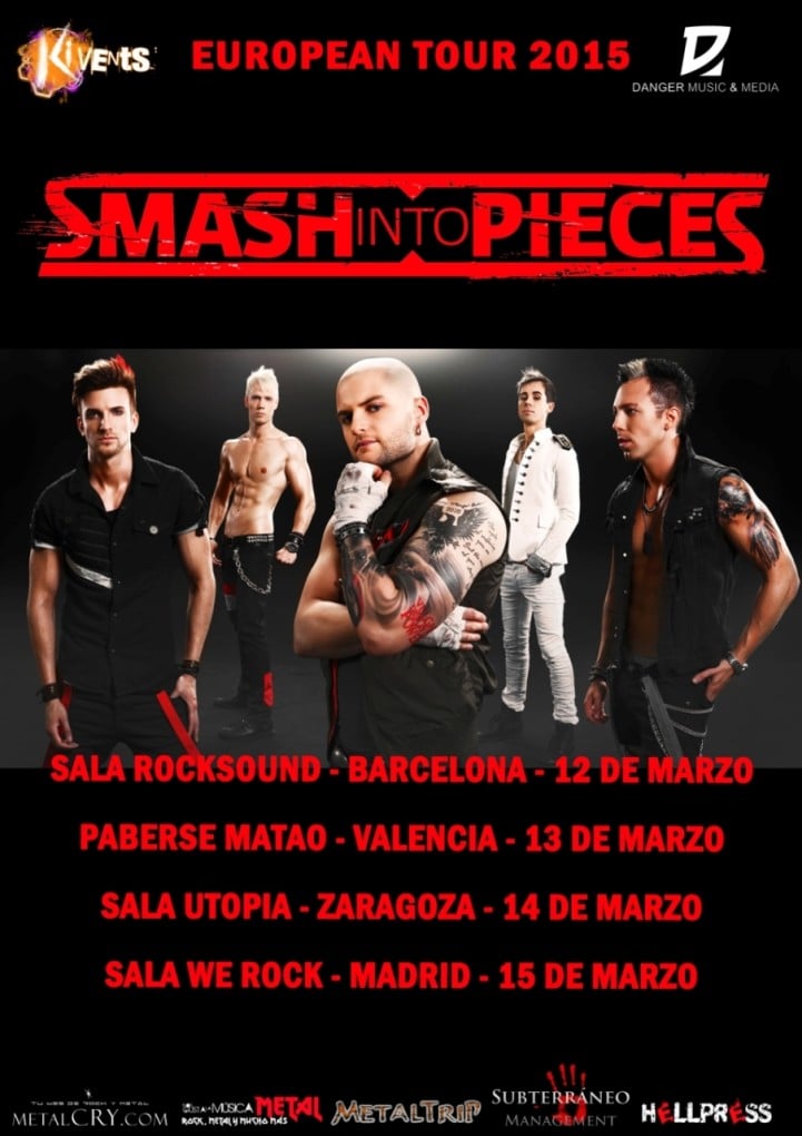 Smash Into Pieces: comienza su gira por España esta misma semana