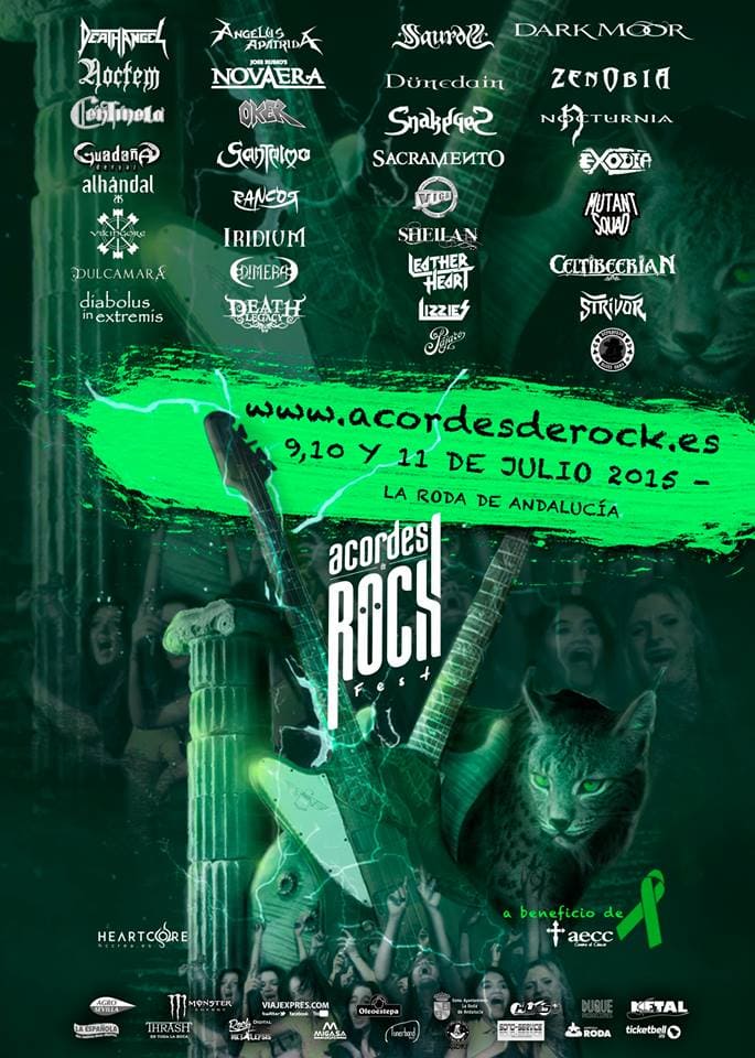 Cartel definitivo para el Festival Acordes de Rock