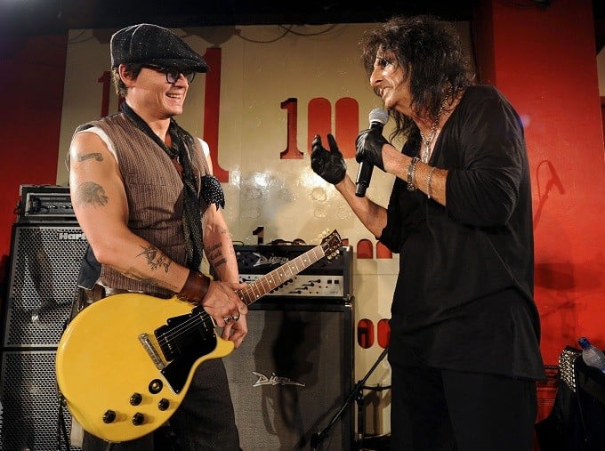 Alice Cooper forma The Hollywood Vampires junto a ¡Joe Perry y Johnny Depp!