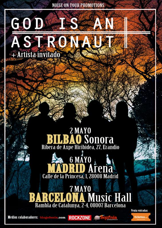 God Is An Astronaut regresan a España a comienzos de mayo