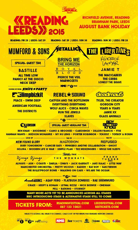 El Reading & Leeds Festival sigue sumando bandas a su cartel