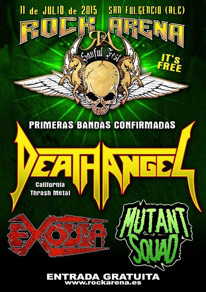 Mucho thrash metal en las primeras confirmaciones del Rock Arena