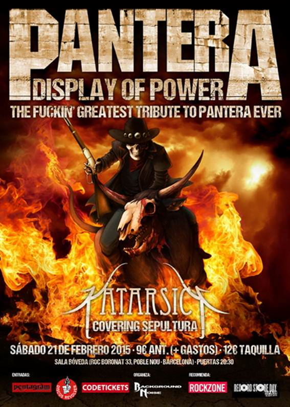 Noche salvaje de tributo a Pantera y Sepultura en Barcelona