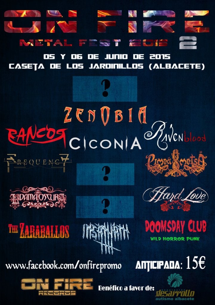 Nuevas confirmaciones para el On Fire Metal Fest 2