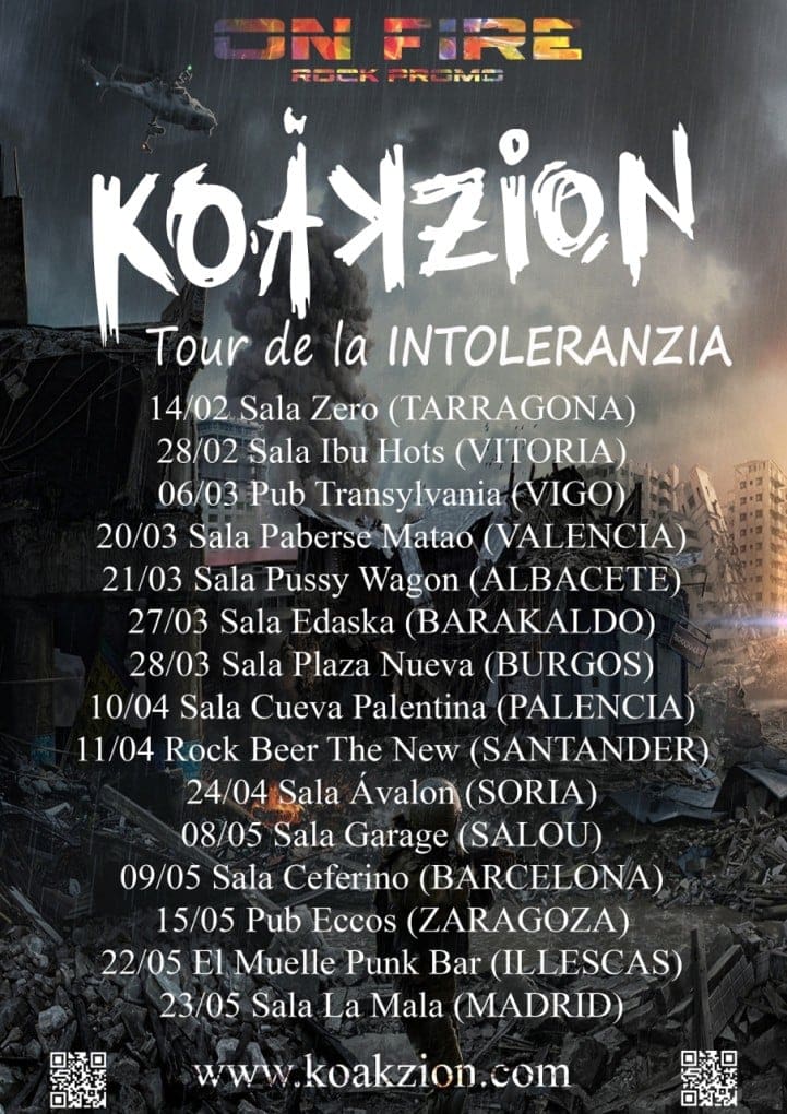 Koakzion cierran su "Tour de la Intoleranzia"