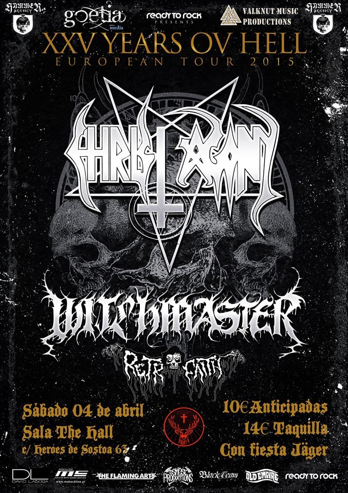 ¡The Metal Circus os invita al concierto de Christ Agony (con Inferno, actual batería de Behemoth) en Málaga!