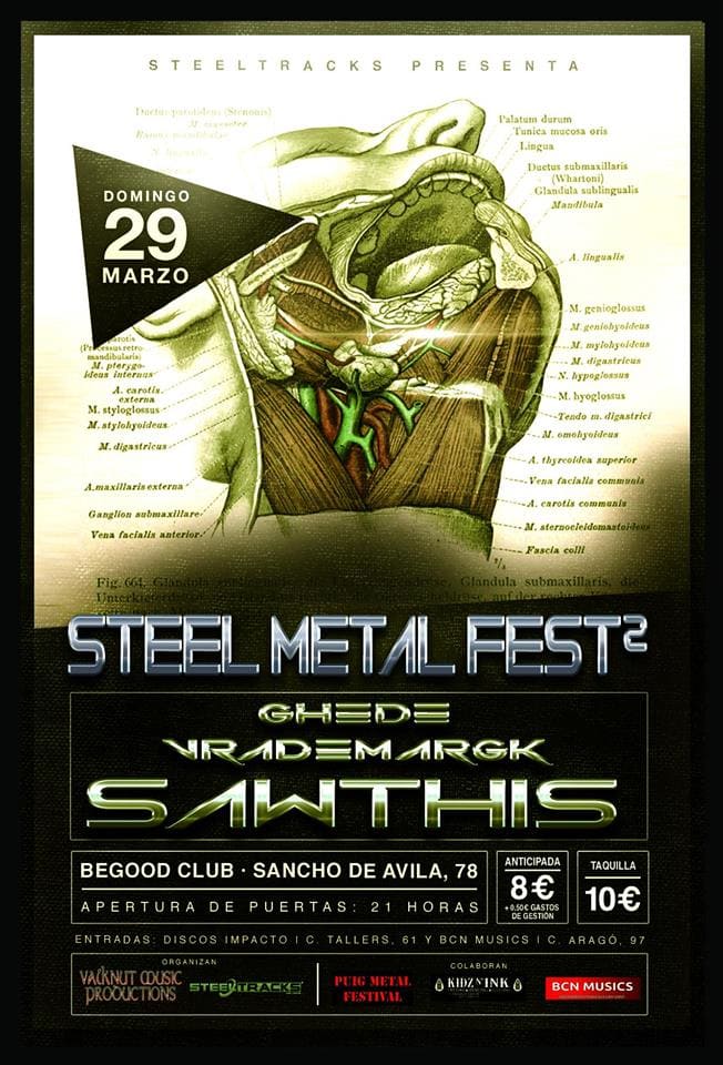 El próximo 29 de marzo se celebrará el Steel metal Fest 2