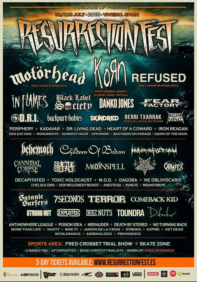 Resurrection Fest 2015: Band Contest y recordatorio de oferta