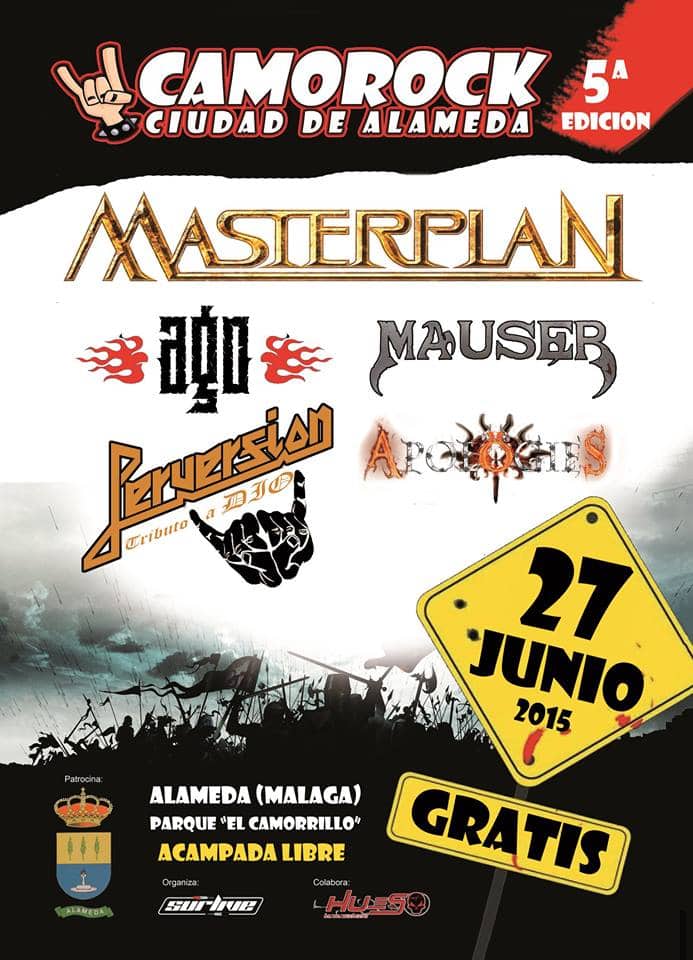 Masterplan encabeza la quinta edición del Camorock (el festival gratuito del sur)