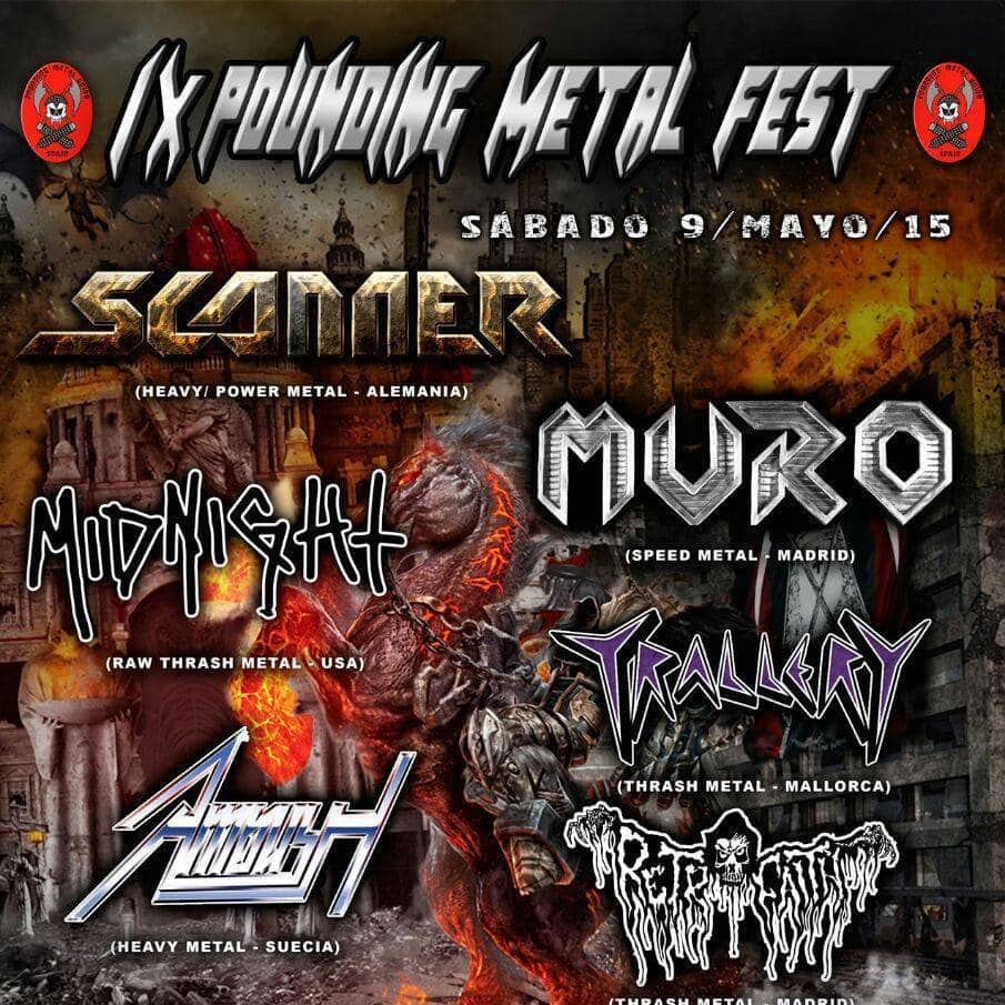 Cartel completo del Pounding Metal Fest IX