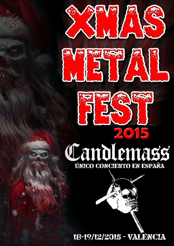 Candlemass (último concierto de 2015) es la nueva y atractiva incorporación al Xmas Metal Fest