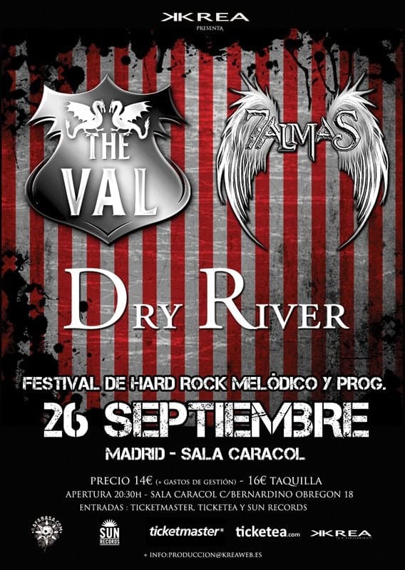 Festival hard rock y progresivo nacional en Madrid