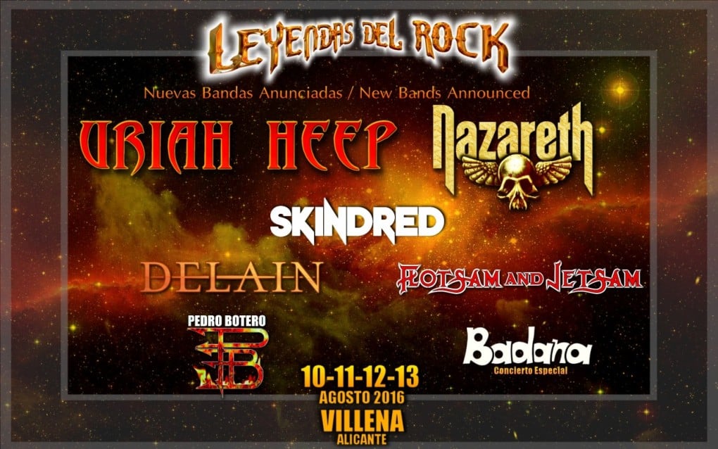 Nuevas bandas anunciadas para el Leyendas del Rock 2016