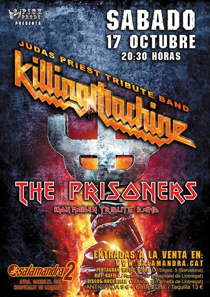 Noche de tributos a Judas Priest y Iron Maiden