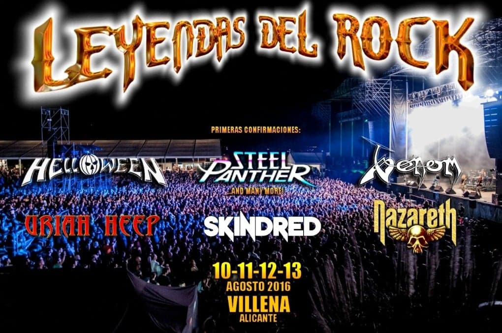 ¡Nuevas incorporaciones al Leyendas del Rock 2016!