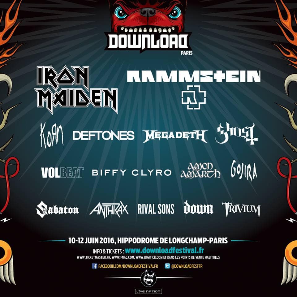 El Download Festival francés suma nuevas incorporaciones a su cartel