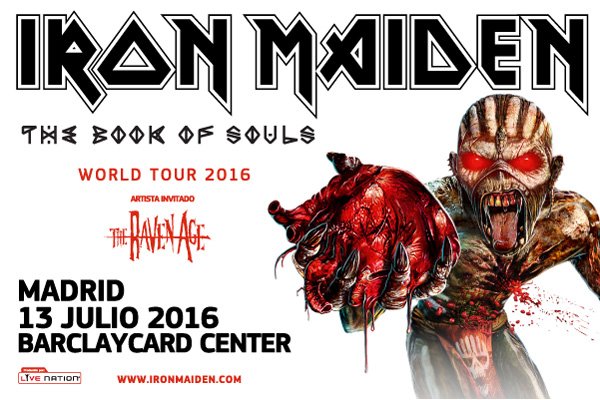 ¡Agotadas las entradas del próximo concierto de Iron Maiden en Madrid!