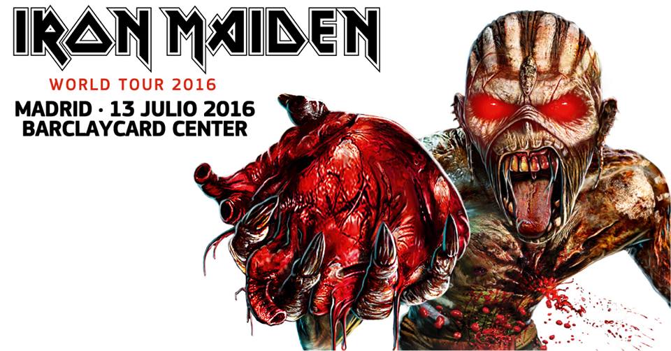 Hoy salen a la venta las entradas para el concierto de Iron Maiden en Madrid