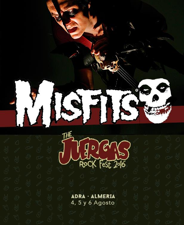 Misfits encabezan las nuevas confirmaciones el próximo The Juerga's Rock Festival 2016