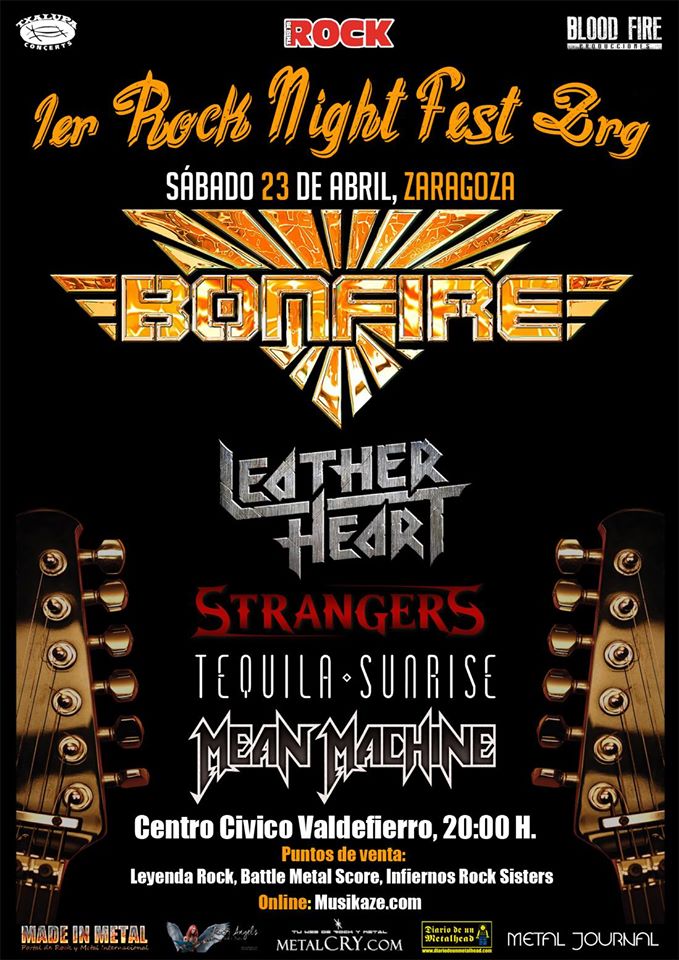 Bonfire encabezan el I Rock Night Fest Zaragoza