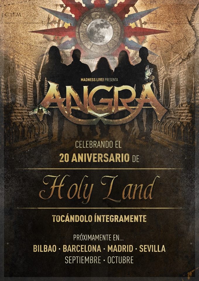 Angra nos visitarán el próximo otoño dentro de su gira 20 aniversario de "Holy Land"