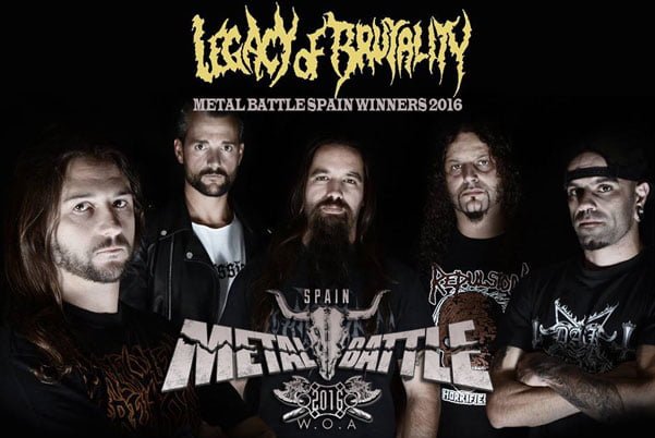 Legacy of Brutality: Ganadores del Metal Battle Spain 2016