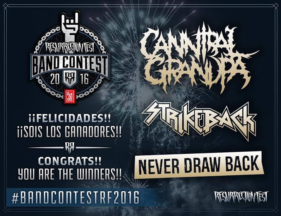 Ganadores del Band Contest del Resurrection Fest 2016