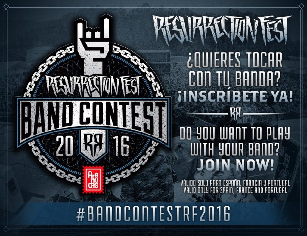 ¿Tienes una banda? ¿Quieres tocar en el Resurrection Fest?