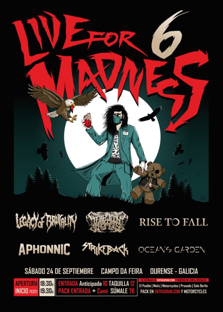 Sexta edición del Live for Madness Metal Fest