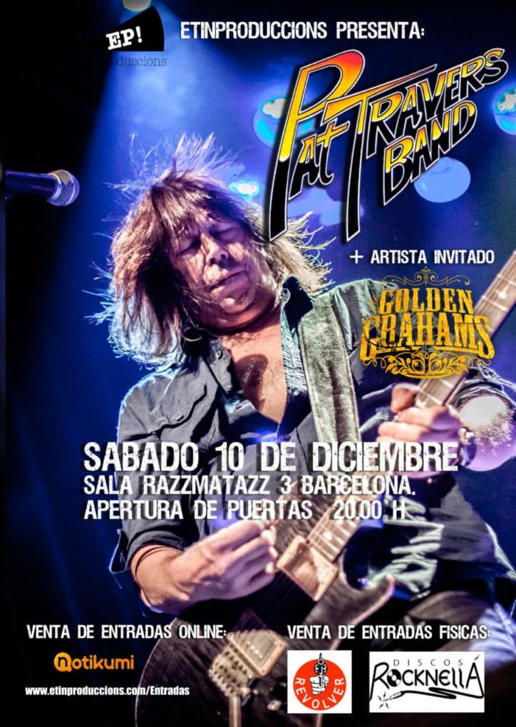 Fecha única de Pat Travers Band en nuestro país