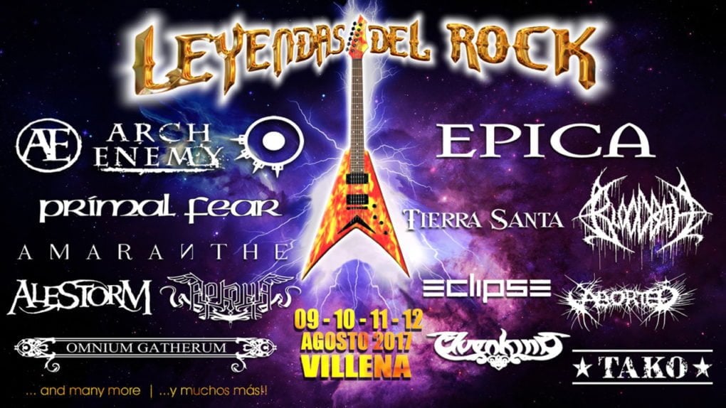 Leyendas del Rock 2017: Otra confirmación más y agotados los primeros abonos en oferta