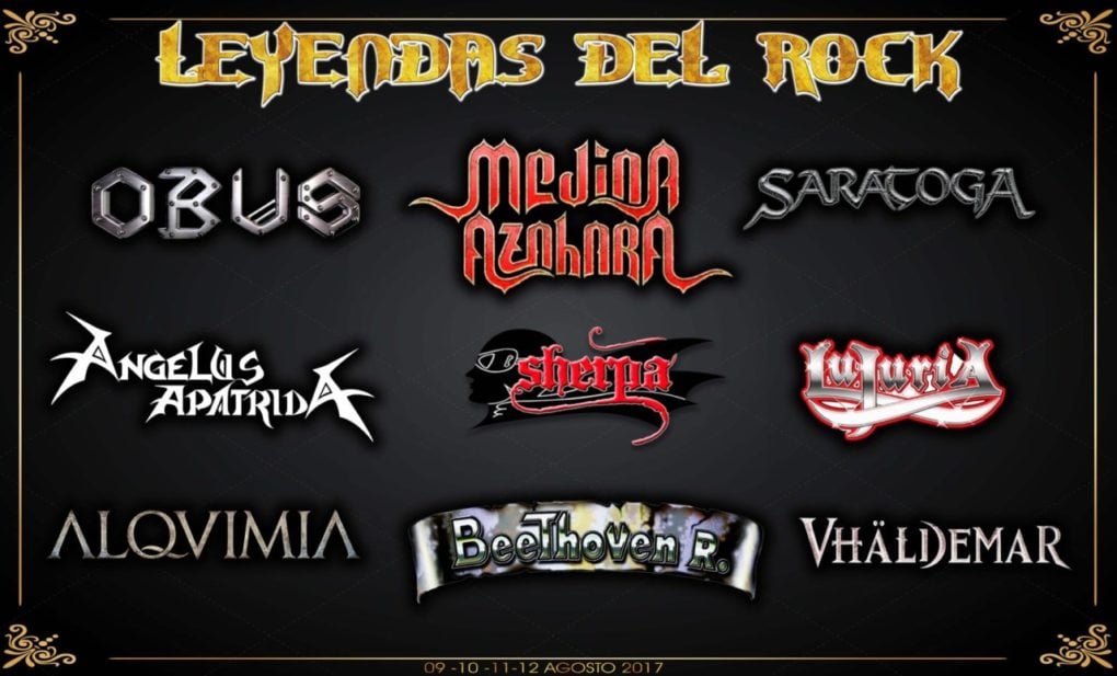 ¡Más confirmaciones para el Leyendas del Rock 2017!