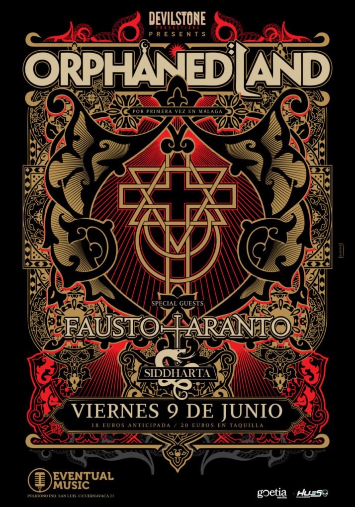 ¡The Metal Circus os invita al concierto de Orphaned Land en Málaga!