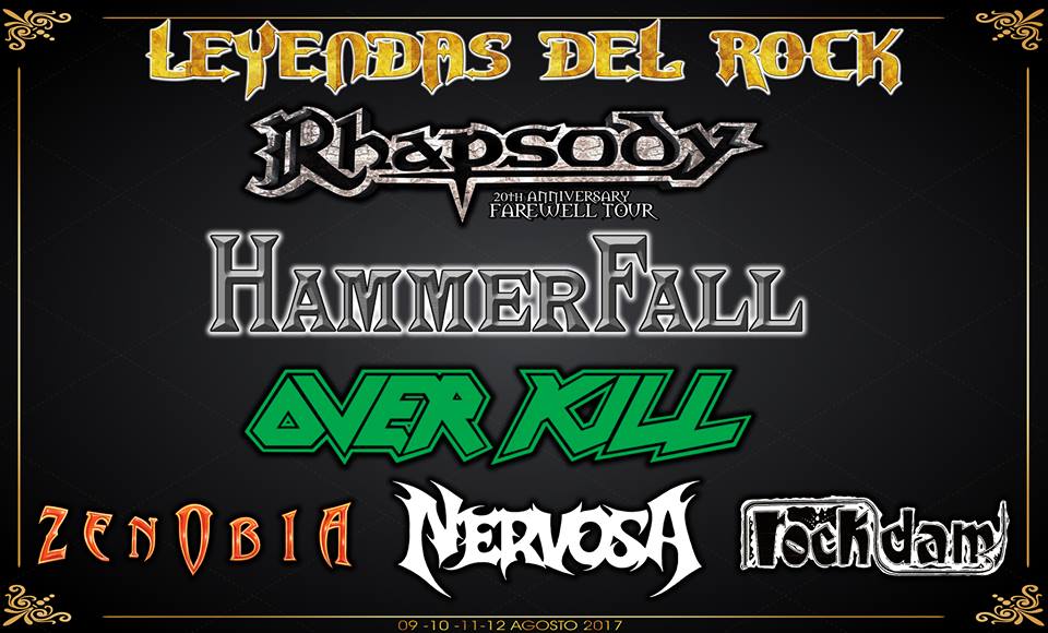 Más bandas se incorporan al cartel del Leyendas del Rock 2017