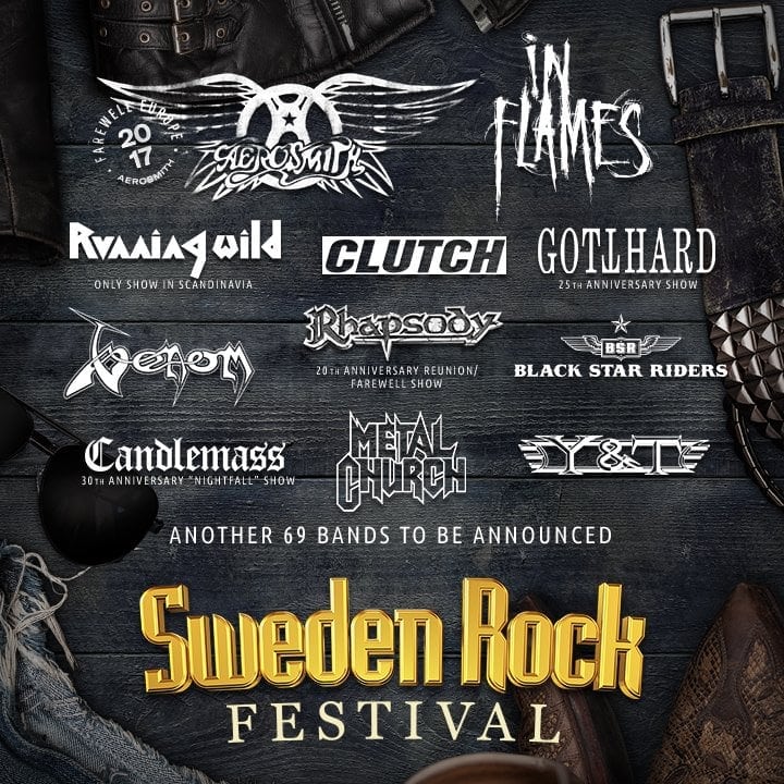 Más confirmaciones para la próxima edición del Sweden Rock Festival