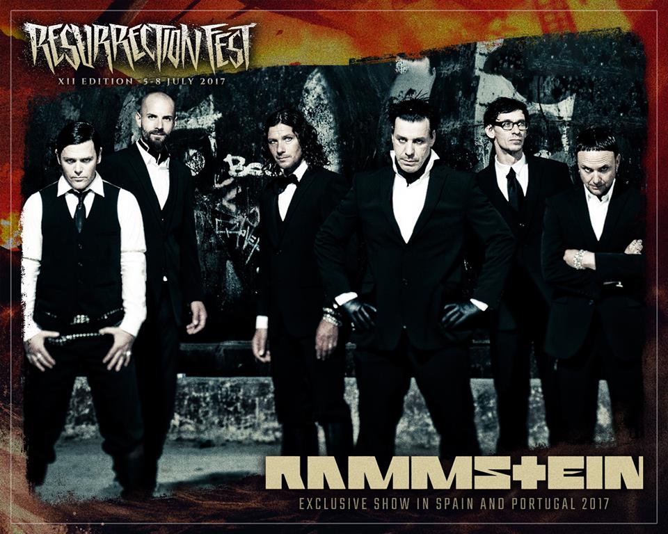 Rammstein, cabezas de cartel del Resurrection Fest 2017